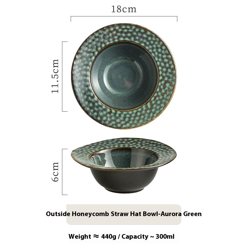 Japanese Style Thick Soup Deep Plates - Image 8