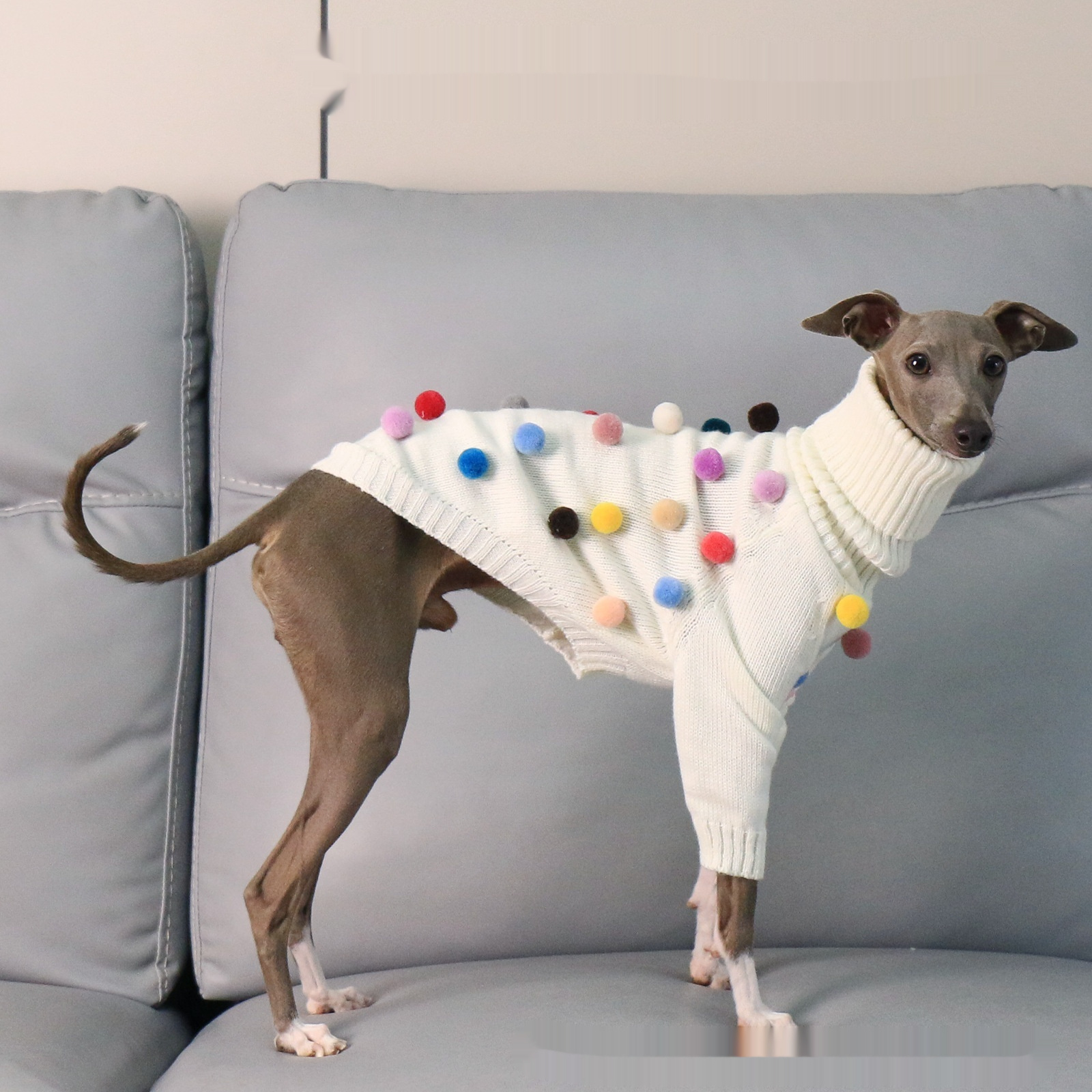 Greyhound Whippet Christmas Sweater