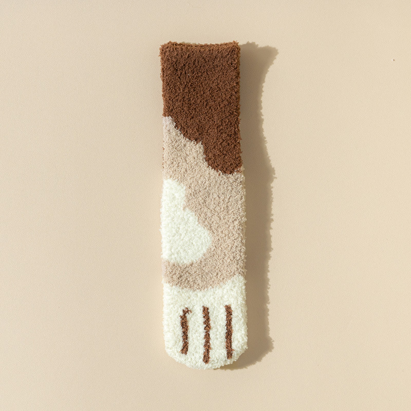 Women Fashion Personality Coral Fleece Socks - Image 6
