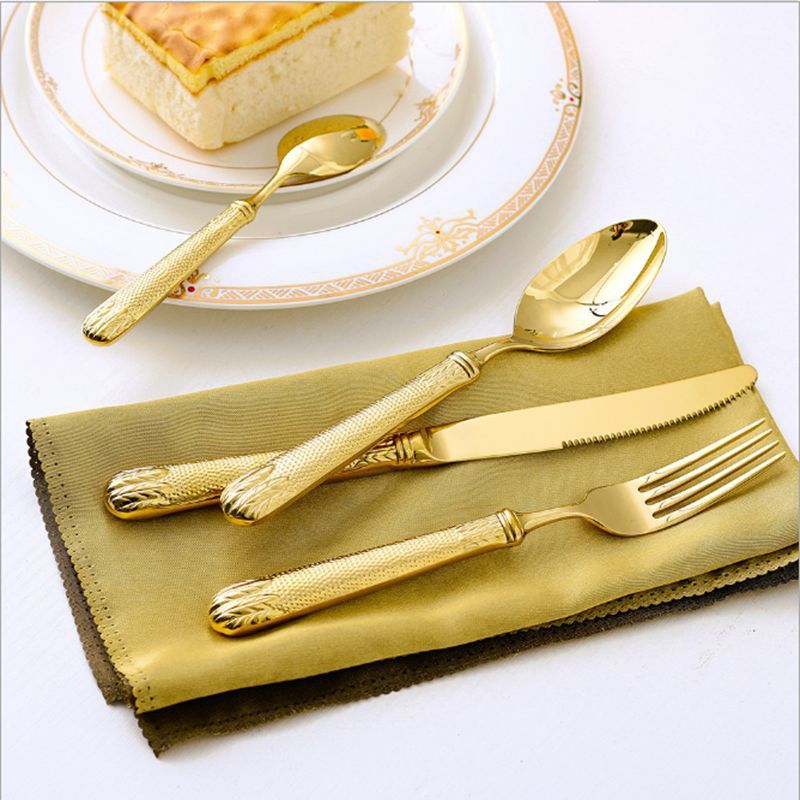 Stainless Steel Four-Piece Steak Cutlery