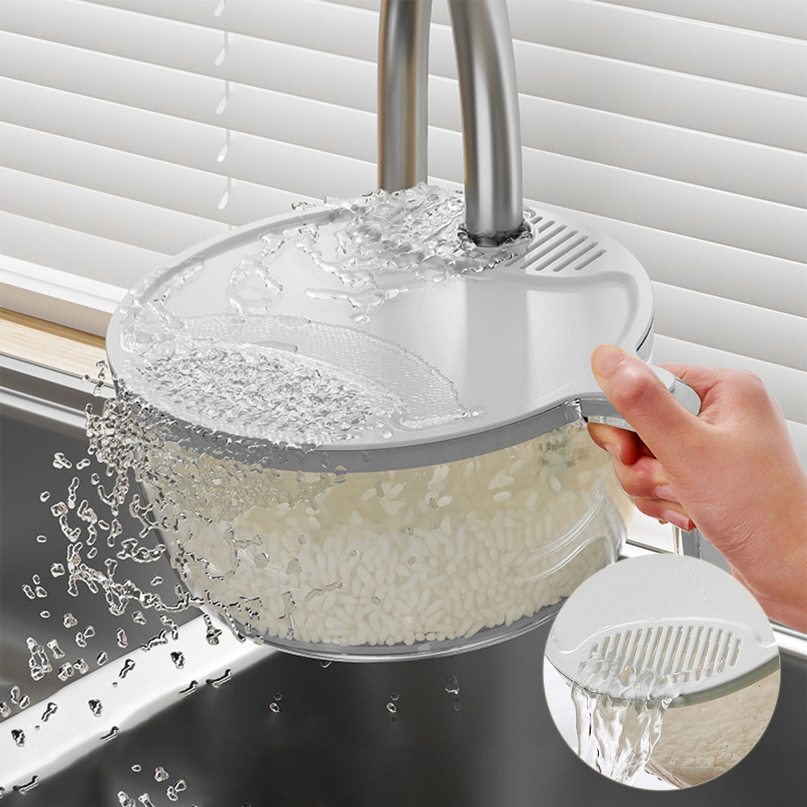 Multifunctional Fruit Washing Drainage Basin