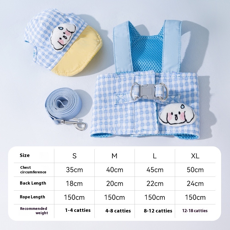 Outdoor Sunshade Pet Hand Holding Chest Strap - Image 7
