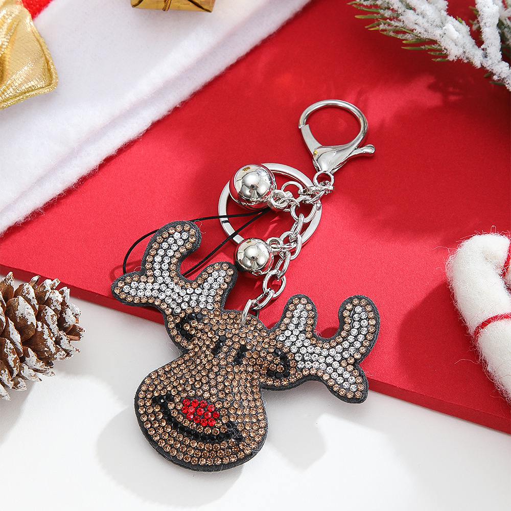 Elk Ladies Christmas Keychain