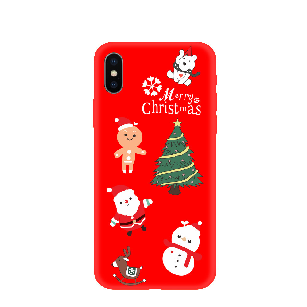Silicone Snowflake Christmas Phone Case - Image 2