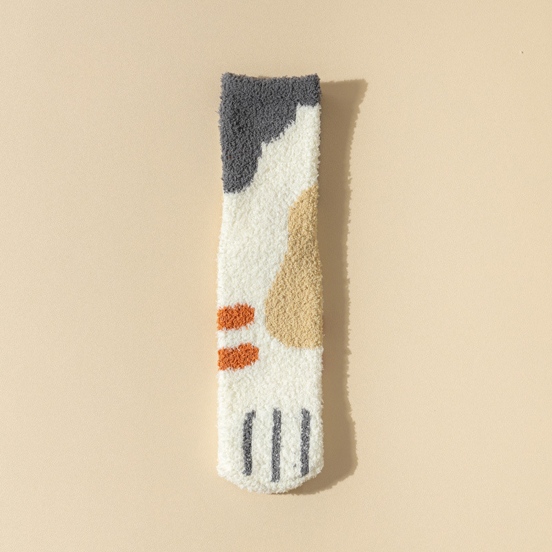 Women Fashion Personality Coral Fleece Socks - Image 10