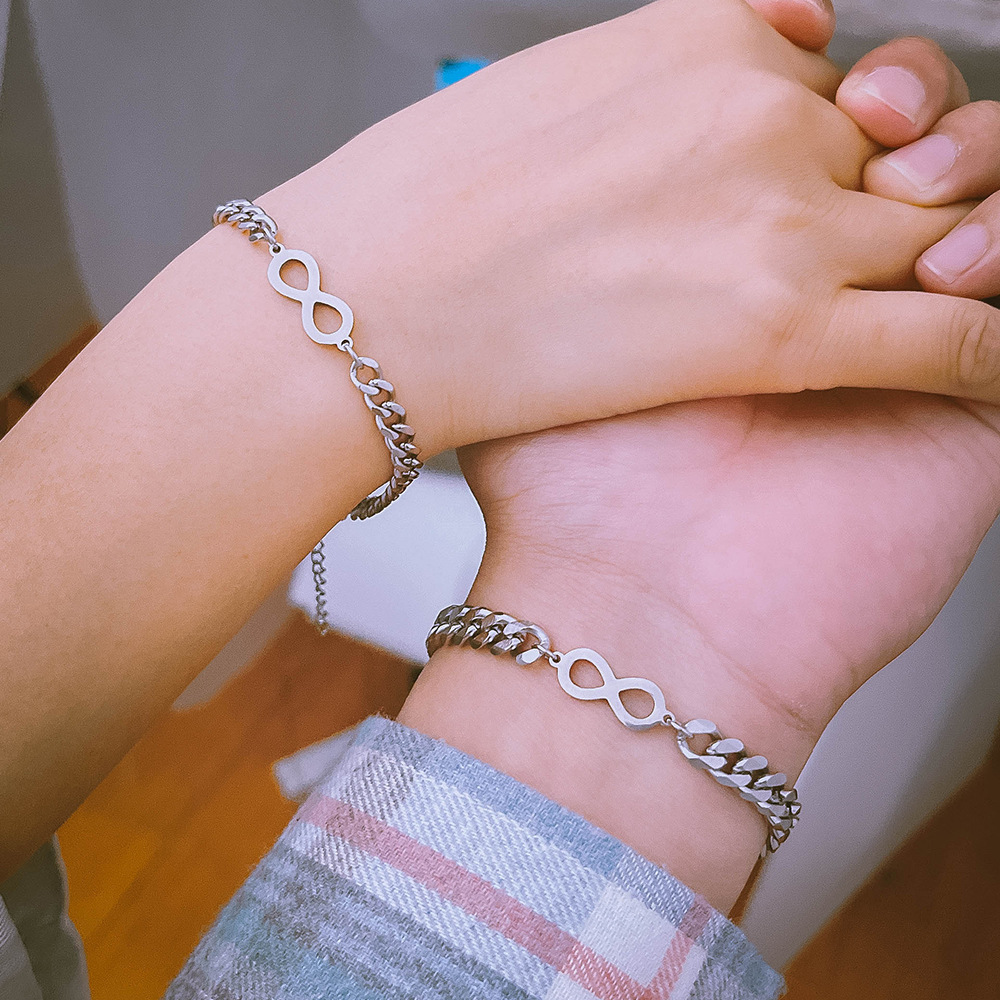 Titanium Cuban Chain Bracelet For Men