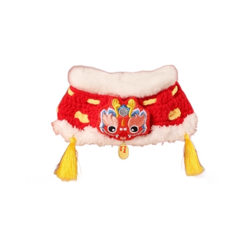 Pet Cat New Year Scarf Collar - Image 2