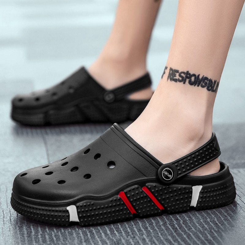 Summer Men Hole Shoes Sandals - Image 10
