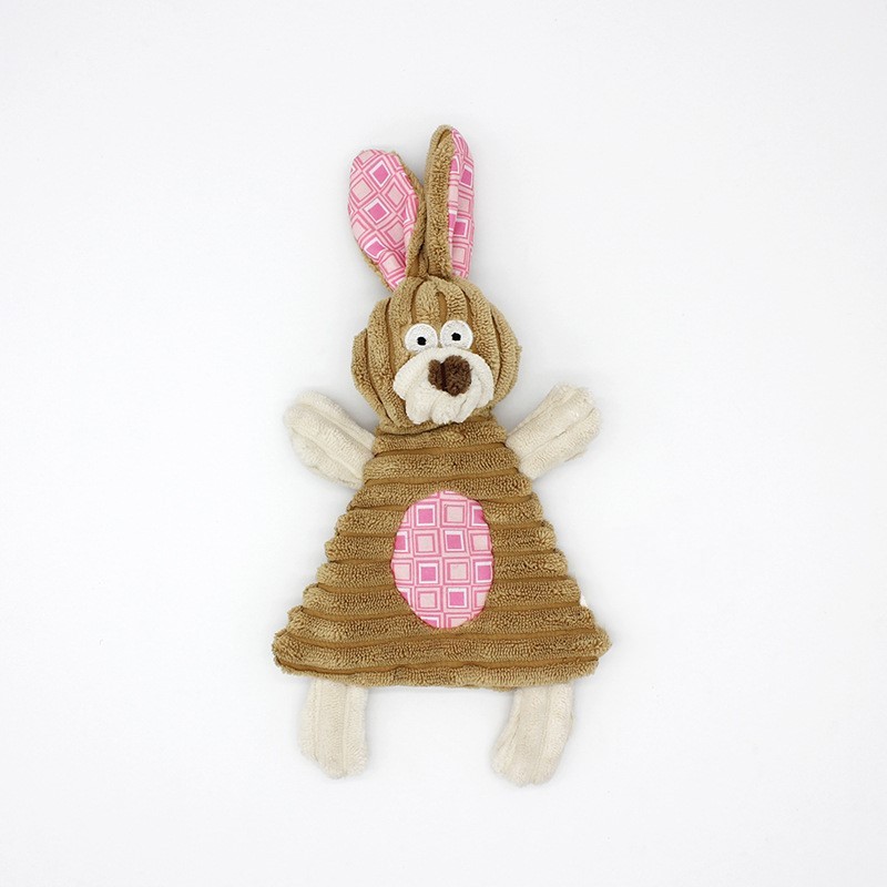 Pet Donkey Shape Corduroy Chew Toy for Dogs - Image 9
