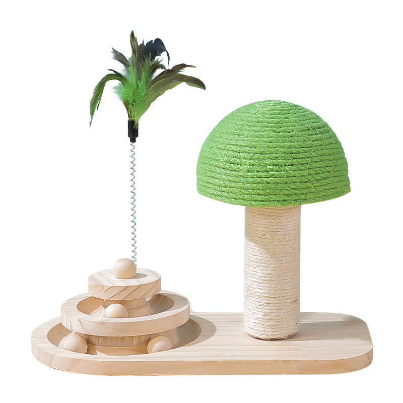 Double Sisal Pet Cat Claw Scratcher Tree - Image 3