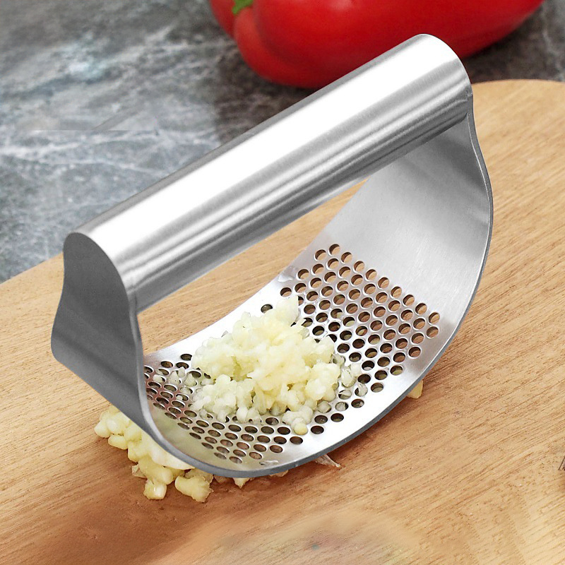 Stainless Steel Manual Garlic Press