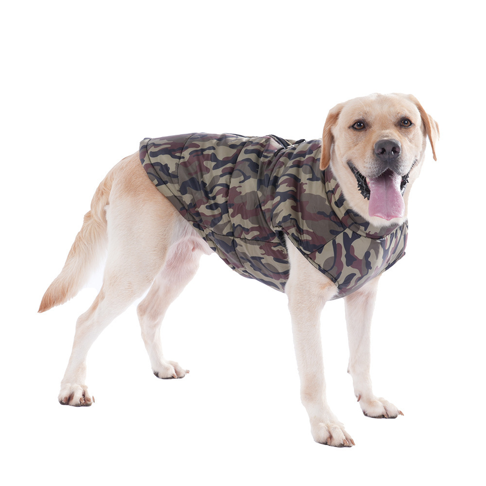 Pet Camouflage Winter Thickened Hood - Image 3