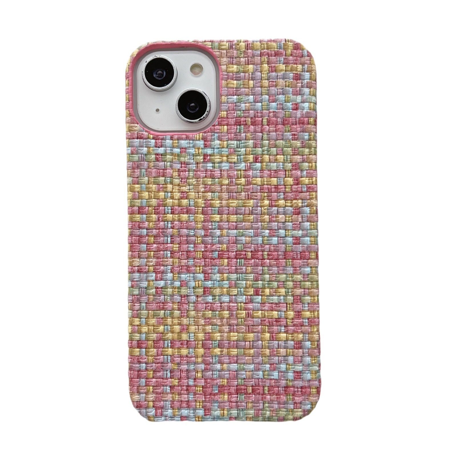 Woven Plaid Mobile Phone Protective Case - Image 7