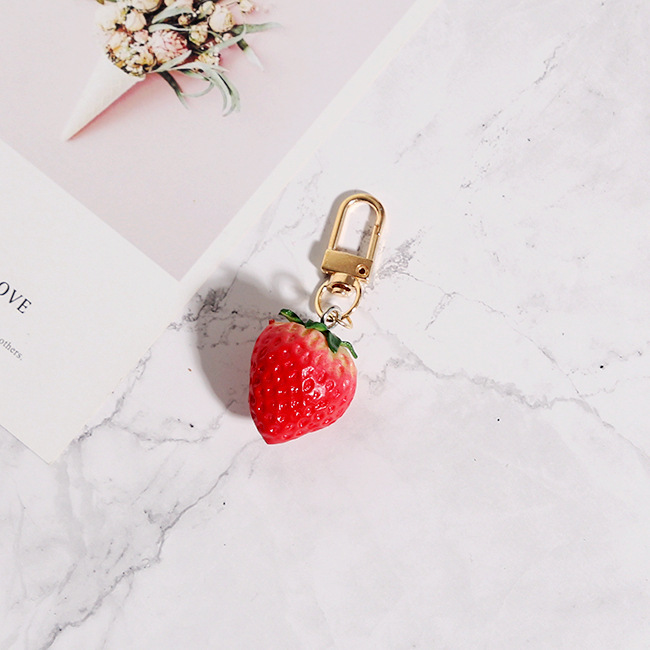 Sweet Strawberry Roasted Potato Keychain - Image 2