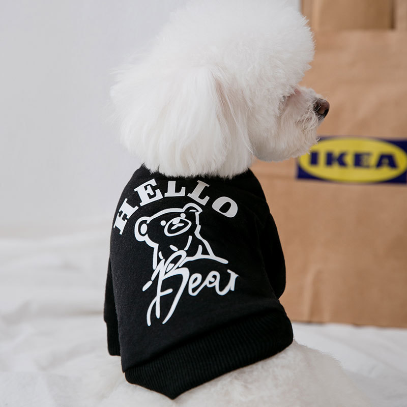 Fashion Dog Bear Printed Sweater - Image 8