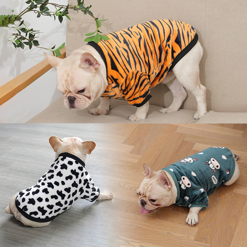 Pet Fashion French Plush Pajamas Suit