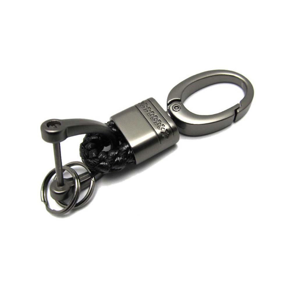 Creative Braided Rope Metal Keychain