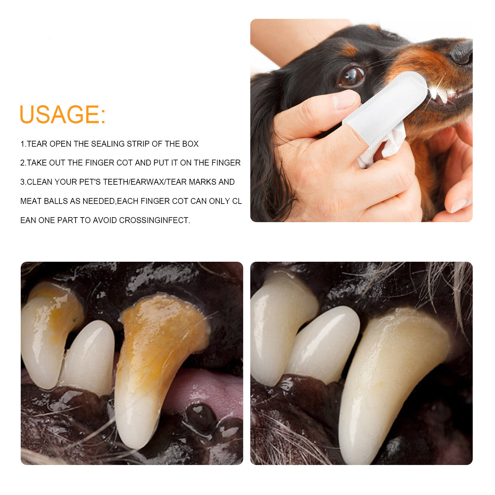 Pet Teeth Cleaning Wipes - Image 5