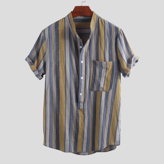 Explosion Style Lapel Printed Shirt