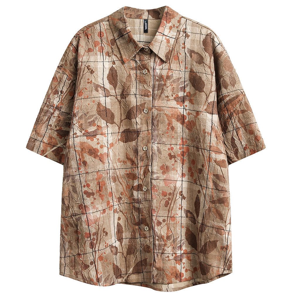 Leaves And Flowers Loose Shirt
