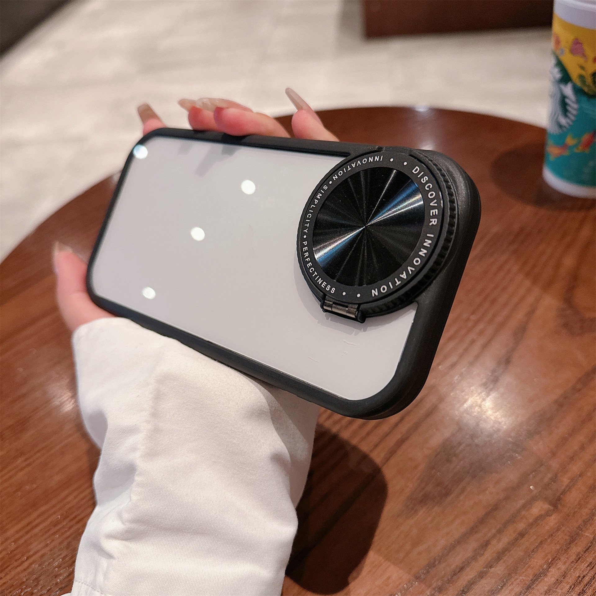 Mirror Lens Bracket Phone Case - Image 5