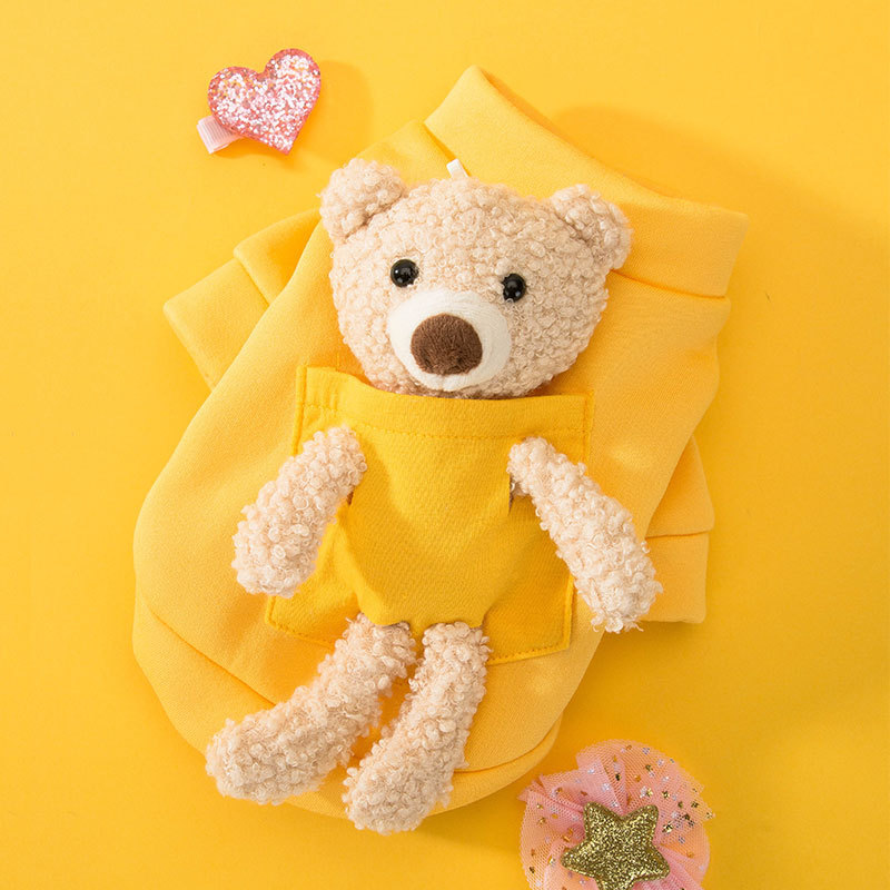 Cute Teddy Pet Dog Two-Legged Suit - Image 4