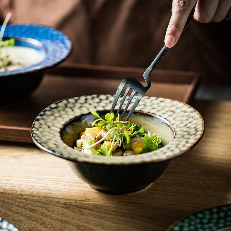 Japanese Style Thick Soup Deep Plates - Image 2