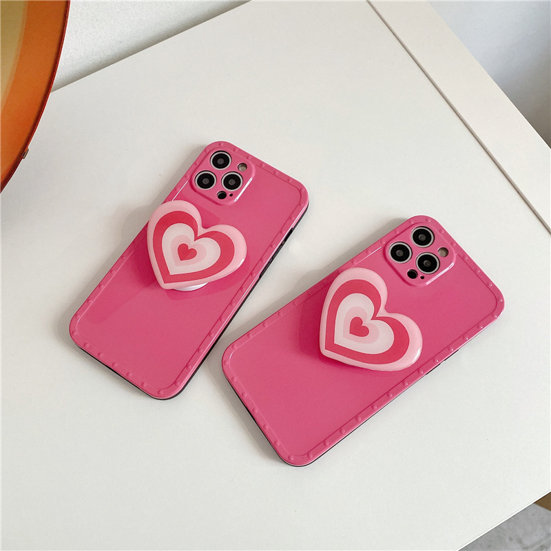 Polka Dot Love Bracket Phone Case - Image 2