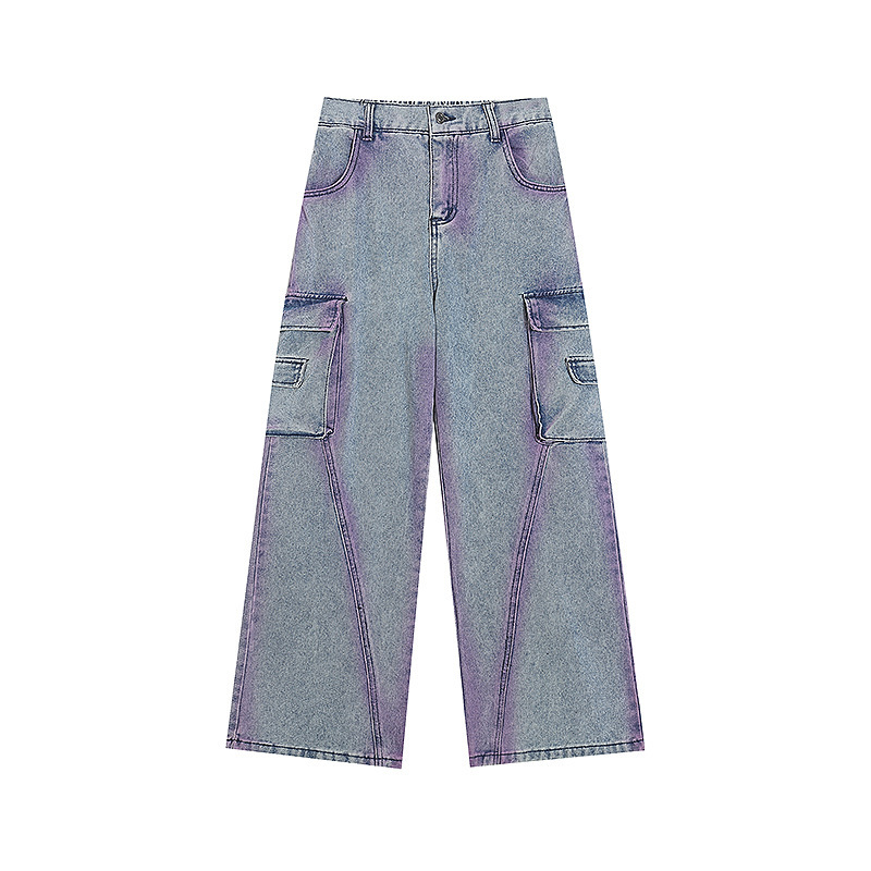 Men Loose Punk Fashion Straight Trousers