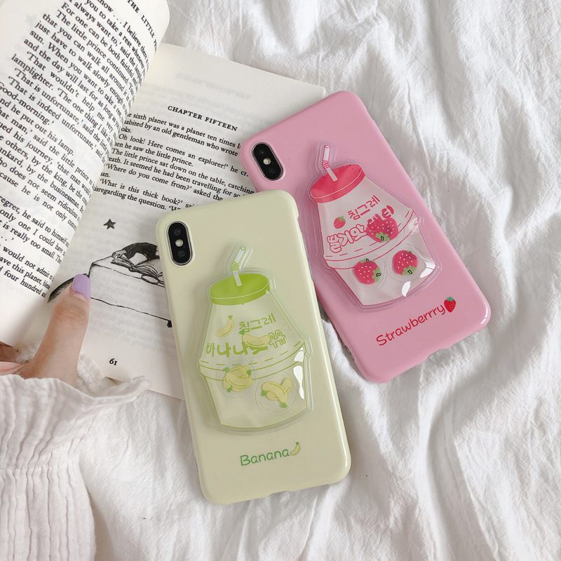 Banana Strawberry Milk Phone Case - Image 4