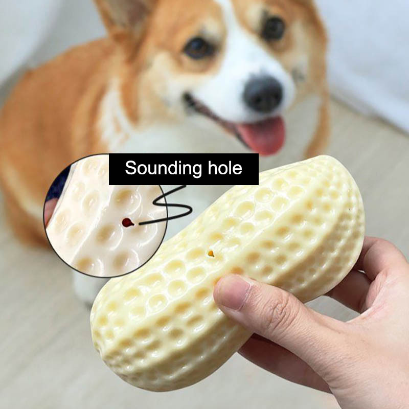 Pets Peanut Rubber Tooth Chew Toy - Image 3