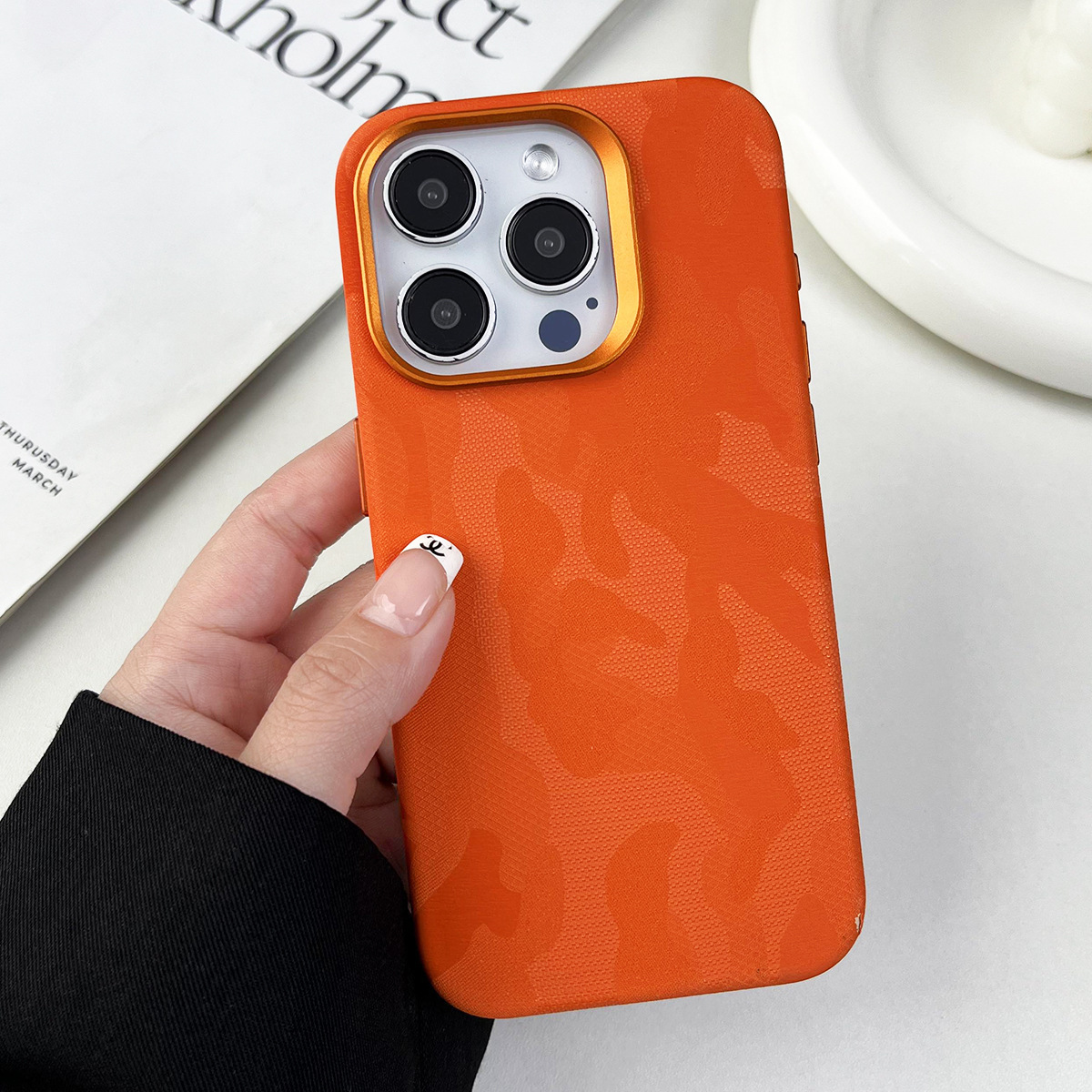 Camouflage Fiber Magnetic Phone Case