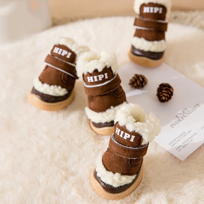 Anti-slip Thick Rain Snow Outdoor Puppy Shoe