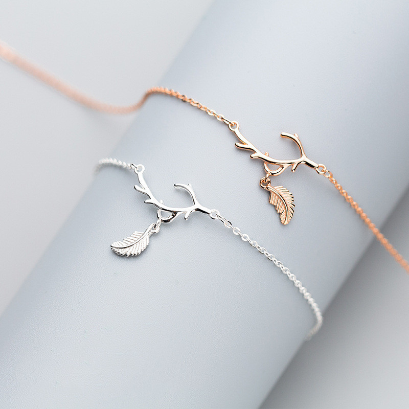 Simple Personality Leaf Anklet