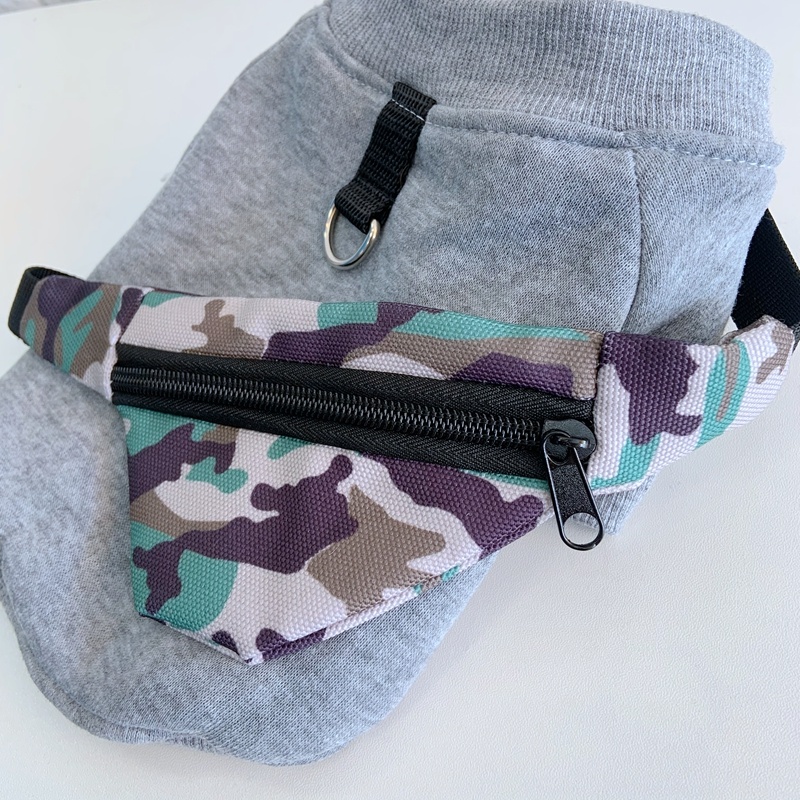 Dog Sleeved Pocket Cotton Coat Hoodie - Image 3