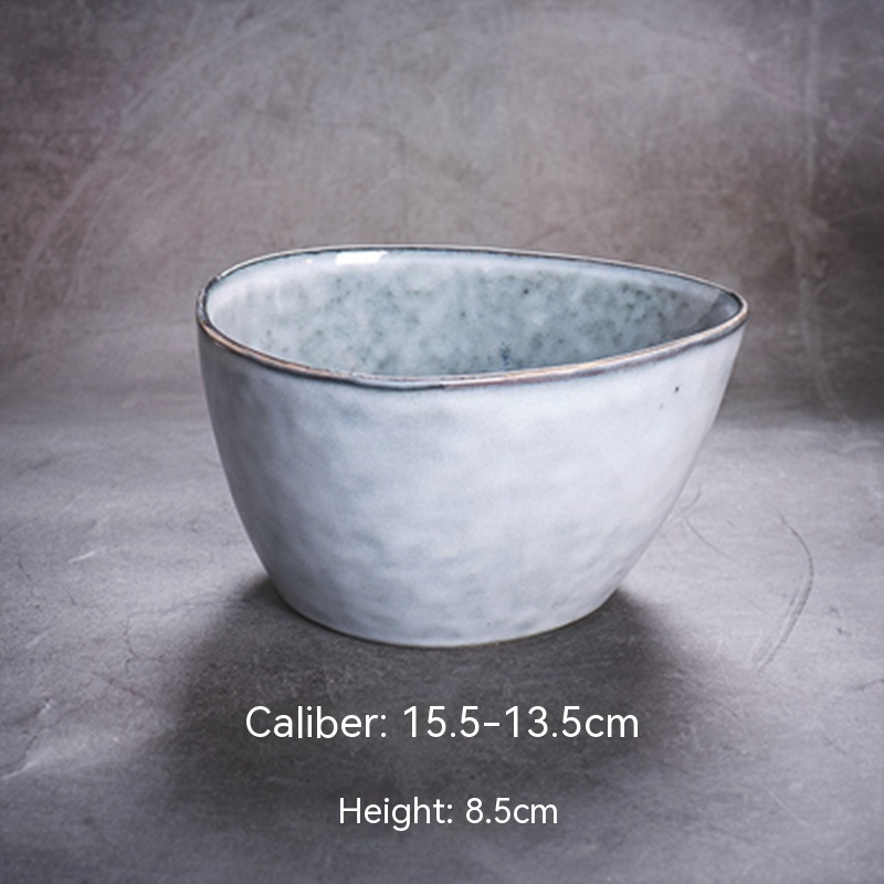 Retro Irregular Flaw Salad Plates - Image 3