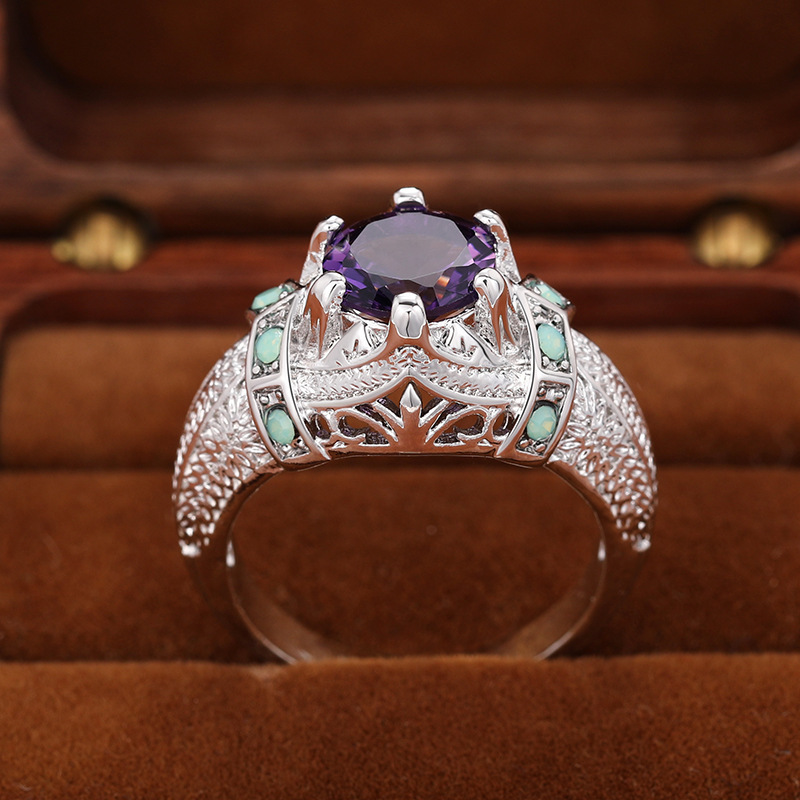 Fashion Court Round Ring For Men - Image 4