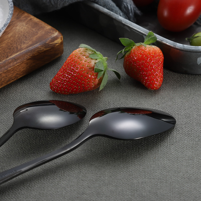 Stainless Steel Titanium-Plated Cutlery 4 Piece Set - Image 6