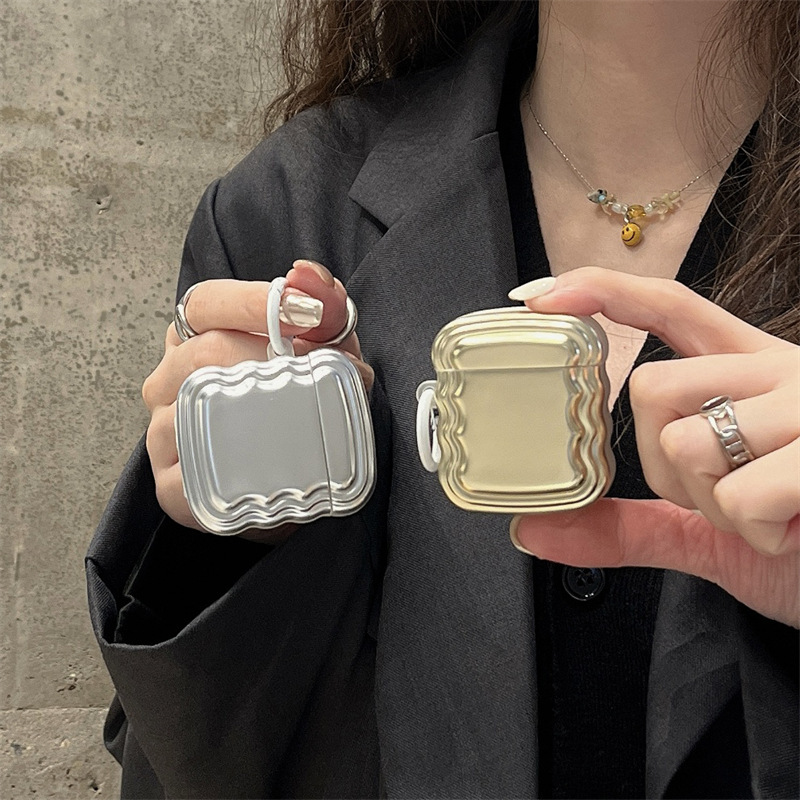 Electroplated Silver Gold Earphone Case