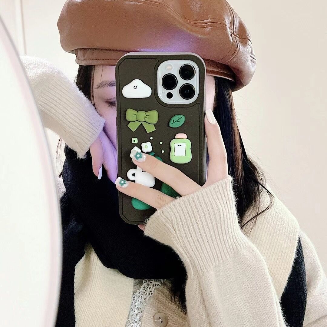 Three-Dimensional Cloud Plant Phone Case - Image 2