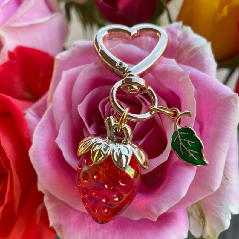 Creative Cute Sweetheart Strawberry Keychain - Image 6