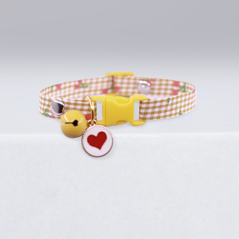 Cute Polka Dot Cat Bell Collar - Image 9