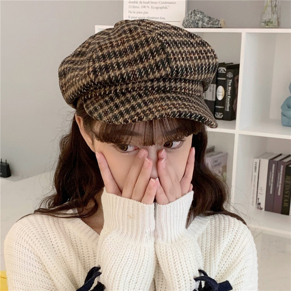 Fashion Trendy Retro British Painter Hat