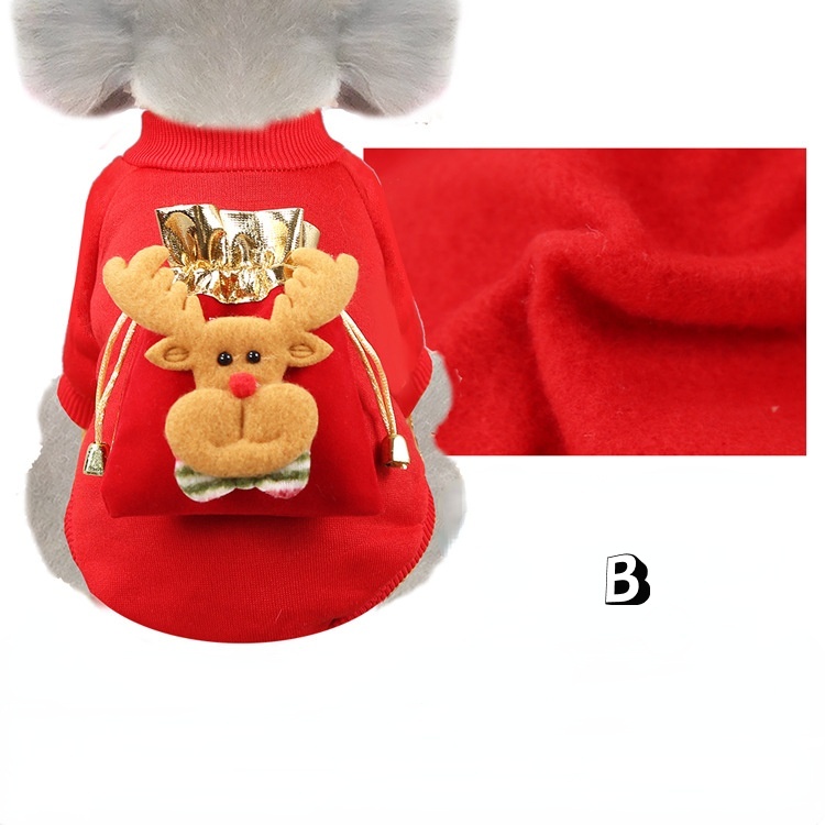 Christmas Pet Cat Cotton Clothes - Image 2