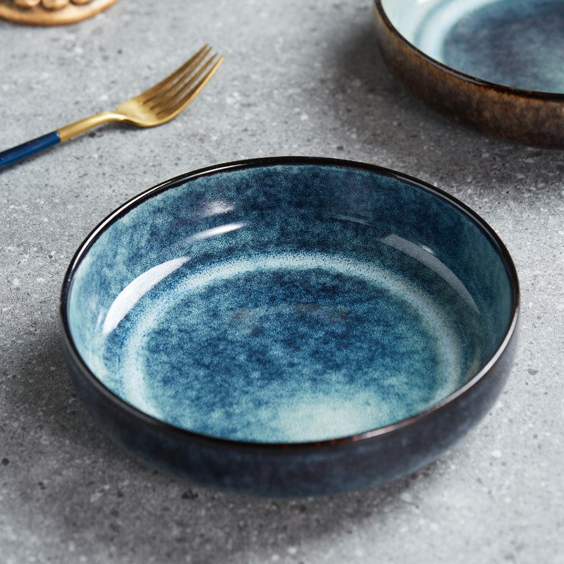 High Edge Beautiful Ceramic Deep Plates - Image 4