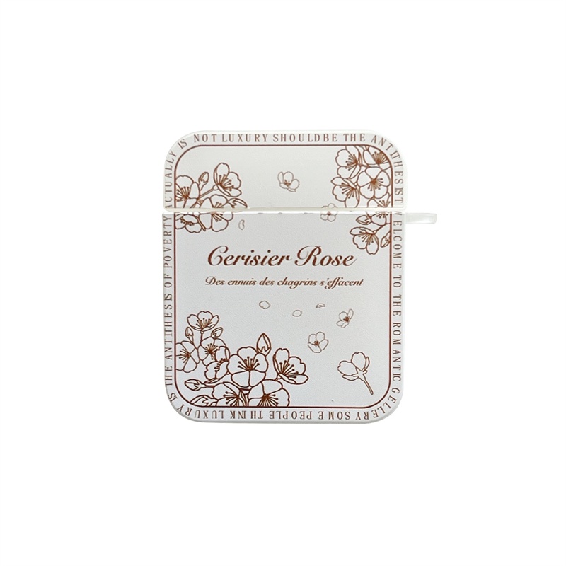 Vintage Lily Rose Flower Earphone Case - Image 2