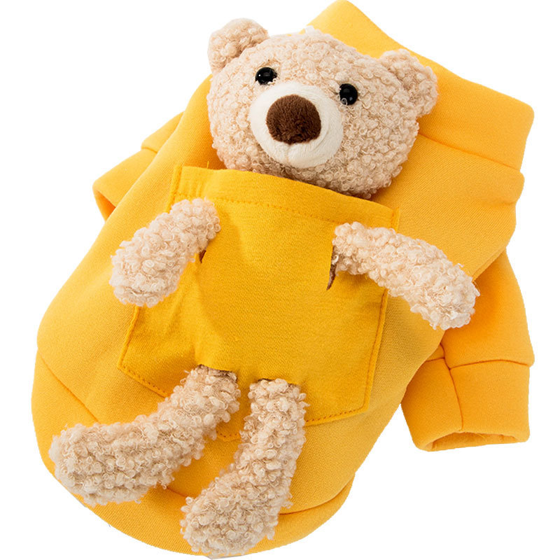 Cute Teddy Pet Dog Two-Legged Suit - Image 5