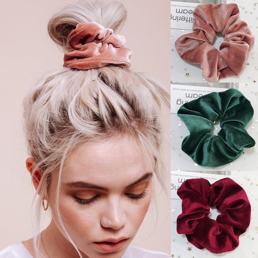 Fashion Velvet Flannel Hair Tie Accessories