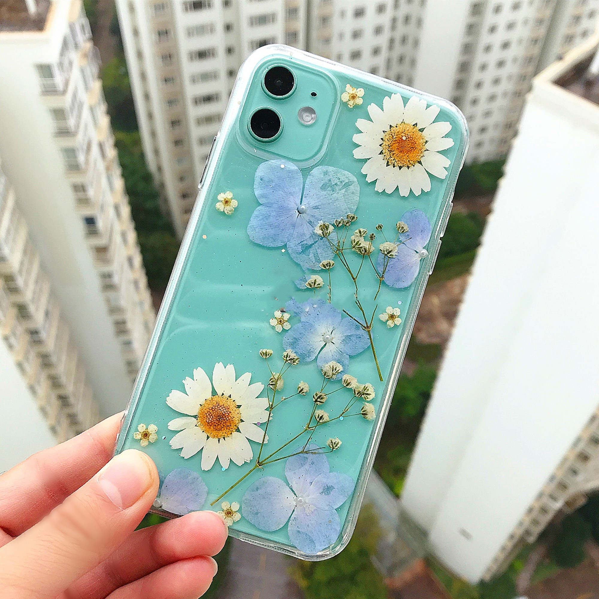 Fashion Preserved Flower Phone Case