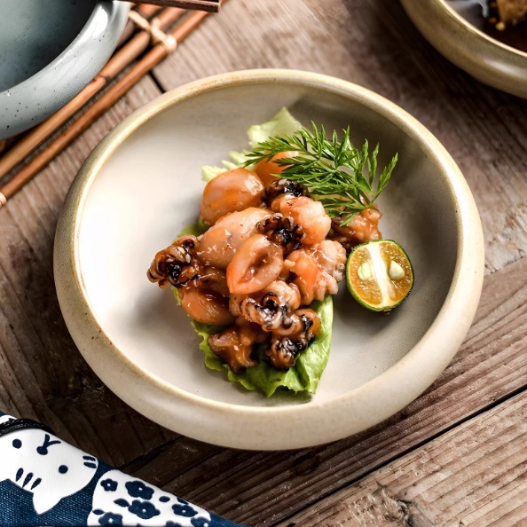 Household Exquisite Kimchi Ceramic Plate